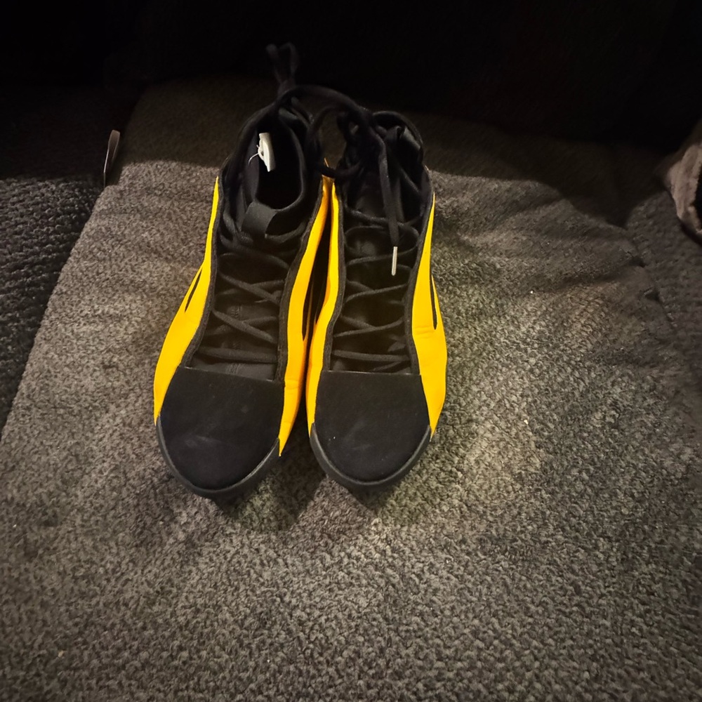 adidas Black and Yellow Athletic Shoes